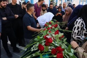 Ağrı Belediye Eşbaşkanı Akkuş son yolculuğuna uğurlandı