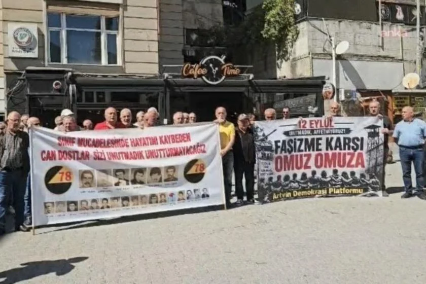 Artvin'de 12 Eylül'ün 46. yılında eşitlik, özgürlük ve demokrasi vurgusu
