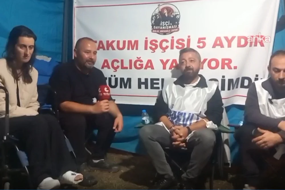 Atakum Belediyesi işçileri 8 gündür eylemde: “Ücretlerimiz ödensin”