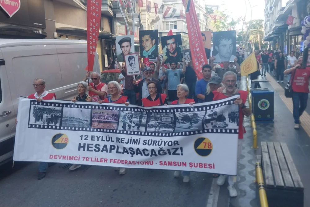 Samsun’da 12 Eylül protestosu: “Darbeciler ve darbe hukuku gidecek, biz kalacağız”