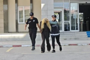 'Vanlı Kara Haydar' lakaplı Tançalan'la düğünlerine soruşturma açılmıştı: Çağla Öz Tançalan, adliyeye sevk edildi