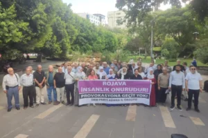 DEM Parti Adana’dan Kobanê’de yaşananlara tepki: “Provokasyonlara son verilsin”