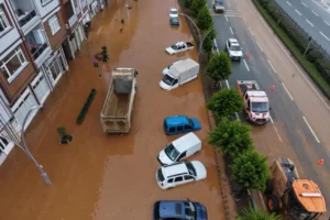 Rize'de sağanak, sel ve taşkınlara yol açtı: İyidere'de 9 mahalle ve 7 köyde büyük hasar, 7 ev boşaltıldı