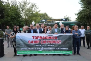 Diyadin'de siyanürlü altın aramaya tepki: "Murat Nehri'nden siyanür değil, yaşam aksın