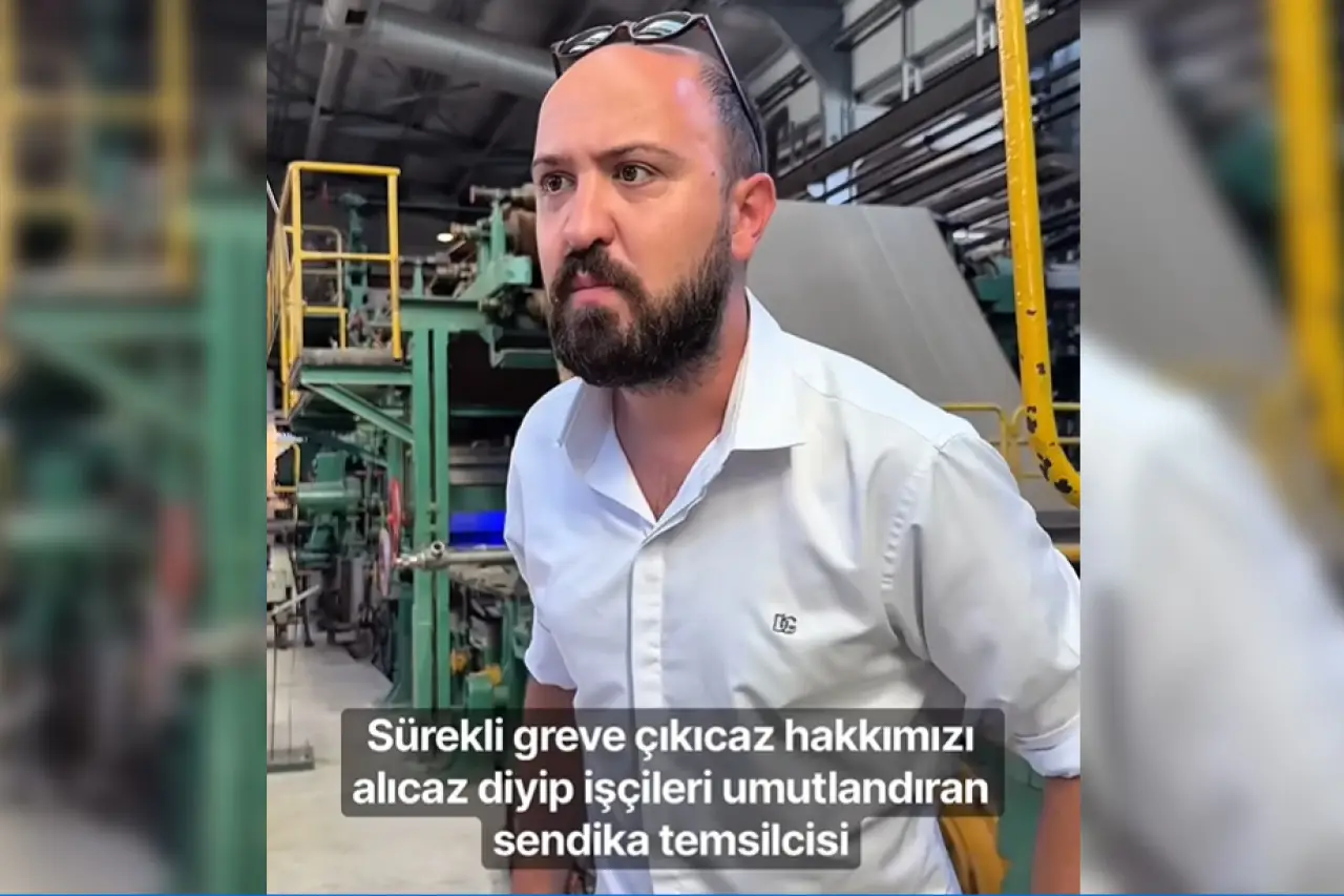 Oğuzhan Alpdoğan’dan sürekli ‘greve çıkacağız’ diyen sendikacı taklidi: “Bak seyredin neler oluyor bu fabrikada”
