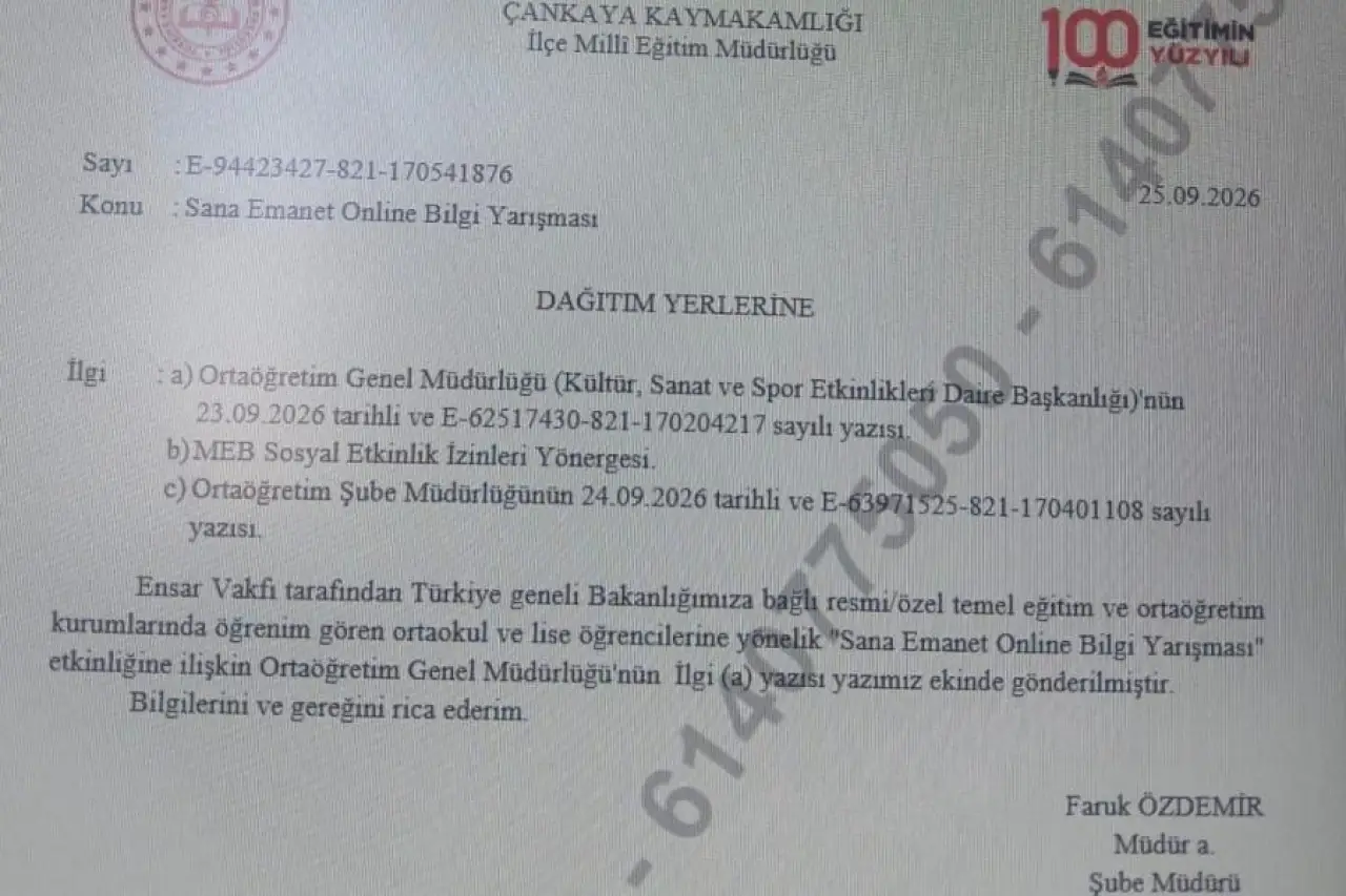 MEB’den Ensar Vakfı ile yeni protokol