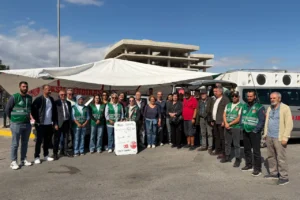 EMEP İzmir İl Örgütü 621 gündür direnen Digel işçilerine dayanışma ziyaretinde bulundu