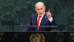 Netanyahu'nun olaylı BM konuşmasında İngiltere, Fransa ve Erdoğan'a tepki