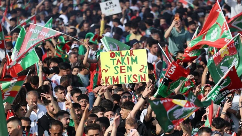 Amedspor’un taraftar sayısı belli oldu: Kürtlerin 3'te 1'i destekliyor!
