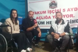 Atakum Belediyesi işçilerinin eylemi sürüyor: Ekmeğimizin kavgasındayız