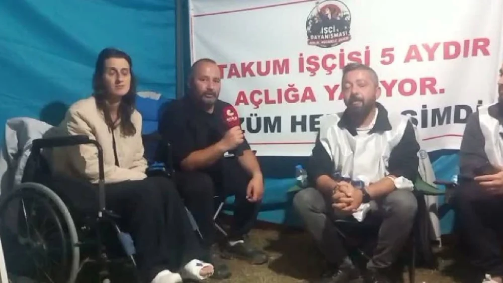Atakum Belediyesi işçilerinin eylemi sürüyor: Ekmeğimizin kavgasındayız