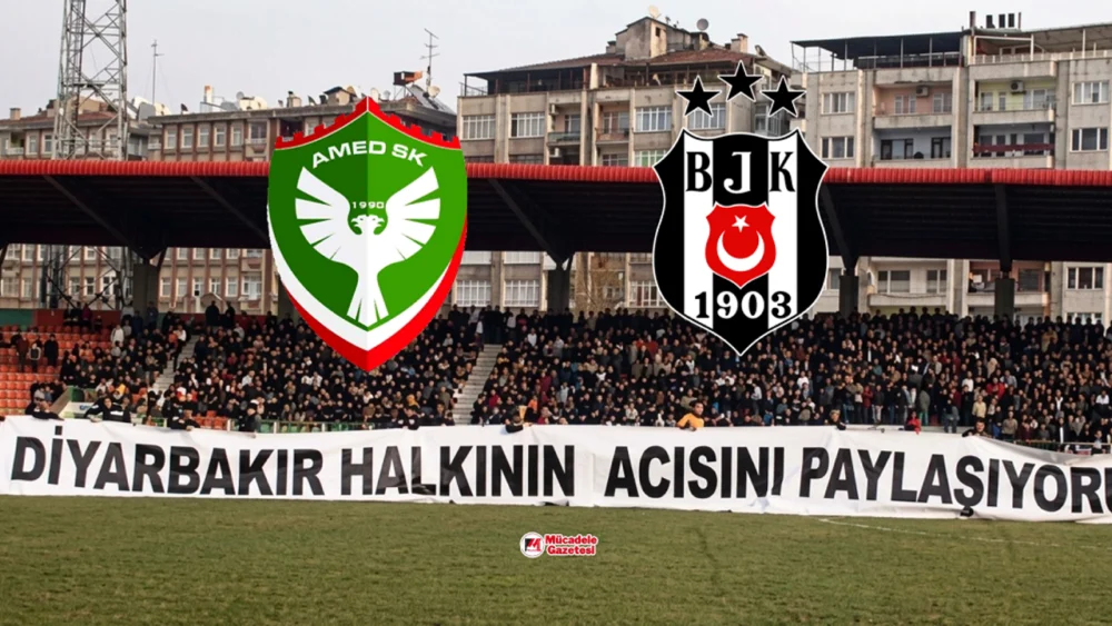 Beşiktaş, Amedspor maçında pankart açmıştı: İşte sebebi!