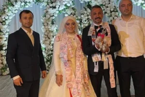 Böyle düğün takısı görülmedi: Altın yerine köpek verdi!