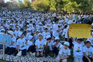 Diyarbakır’da yüzlerce çocuk yürüdü: Sebebi belli oldu