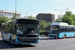 Diyarbakır'da otobüs hattı değişti: 2 yeni araç geldi