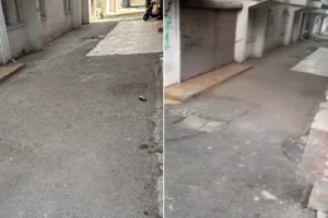 Diyarbakır’da 14 metrelik asfalt çilesi: “1 yıldır yapılmadı!”