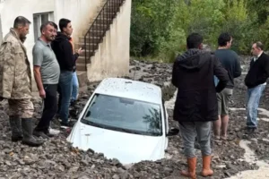 Erzurum'da sel hasara yol açtı