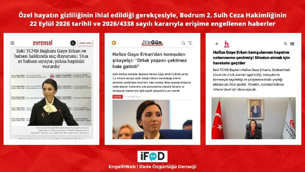 Eski TCMB Başkanı Hafize Gaye Erkan hakkındaki haberlere erişim engeli getirildi