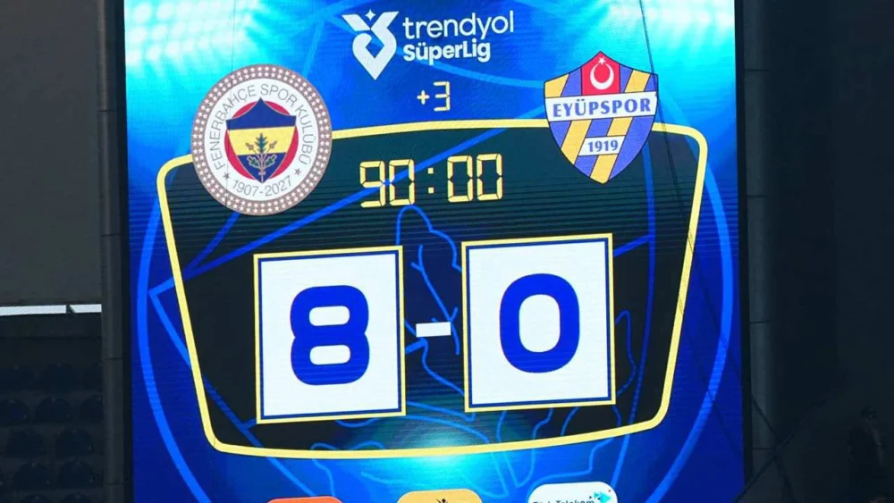 Fenerbahçe’nin en çok gol attığı maçlar: Eyüpspor karşısında 8-0’lık galibiyet