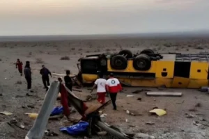 İran Kirmanşah’ta yolcu otobüsü devrildi: Bilanço ağır