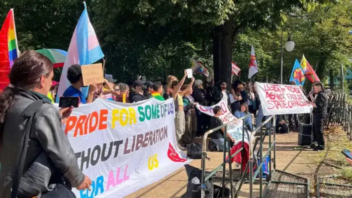 LGBTİ+’lara yönelik baskı protesto edildi