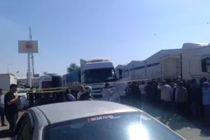 Şanlıurfa buğday pazarında kamyon şoförü ölü bulundu