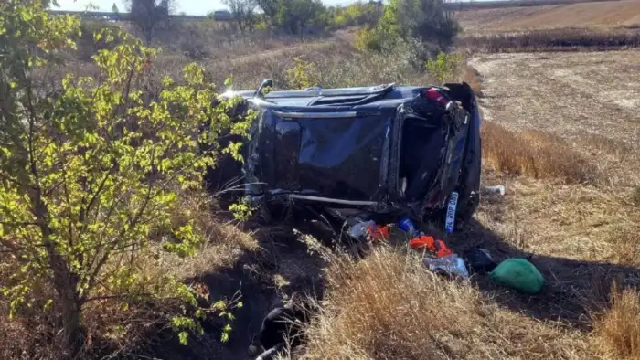 Tekirdağ'da otomobil takla attı: 1 kişi hayatını kaybetti, 2 kişi yaralandı