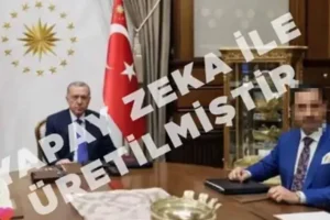 Yapay zekayla Erdoğan ve Gürlek’le fotoğraf oluşturdu: “Nüfuz ticareti” suçlamasıyla tutuklandı
