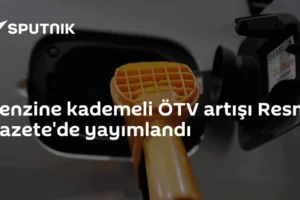 Benzine kademeli ÖTV artışı Resmi Gazete'de yayımlandı