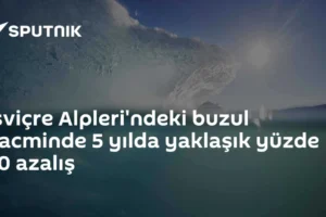 İsviçre Alpleri'ndeki buzul hacminde 5 yılda yaklaşık yüzde 20 azalış