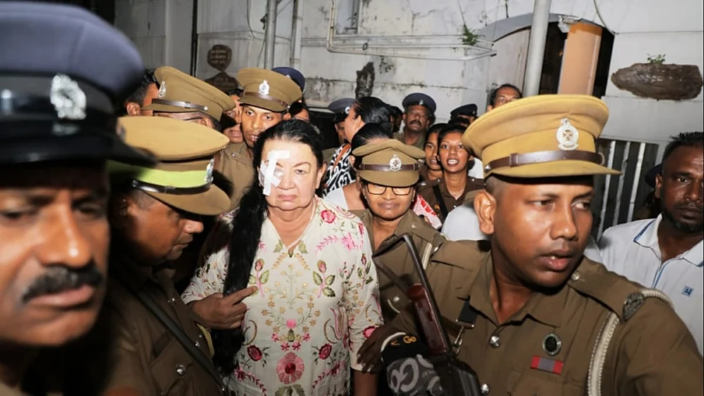 Sri Lanka'da eski first lady bağış yolsuzluğu iddiasıyla gözaltına alındı