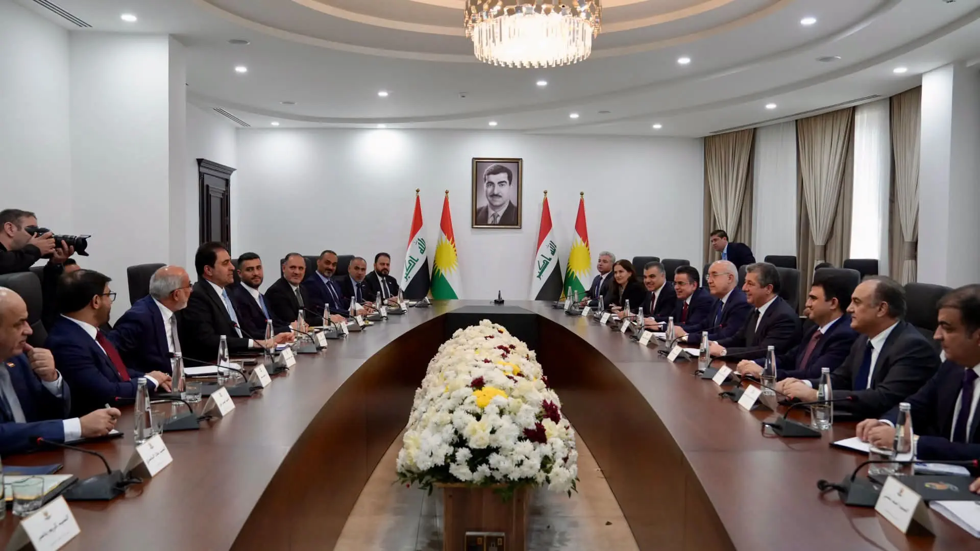 Bağdat'tan heyet Duhok'ta Mesrur Barzani ile enerji konusunu görüştü