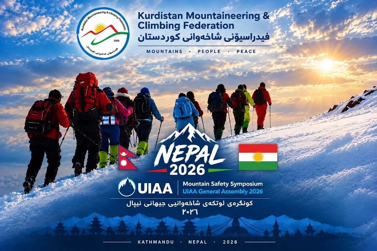 Kürdistan Dağcılık Federasyonu Nepal'deki kongreye ikinci kez katıldı