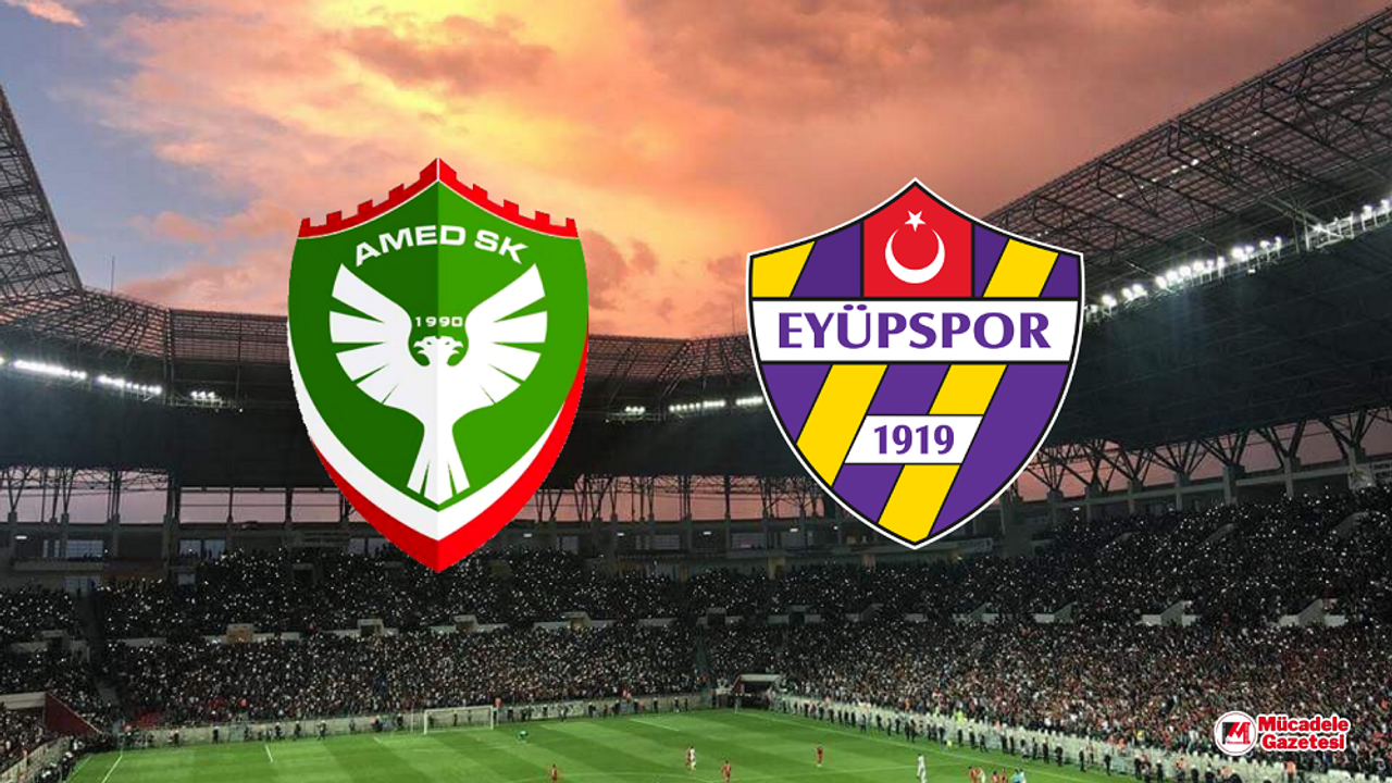 Amedspor'un Eyüpspor maçı öncesi kadro durumu netleşti