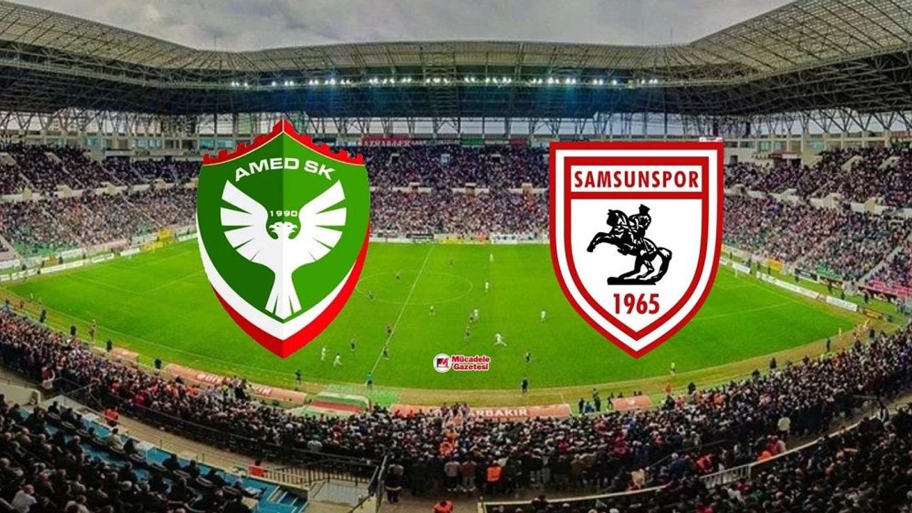 Amedspor'un Samsunspor deplasmanı öncesi kadro eksikleri netleşti