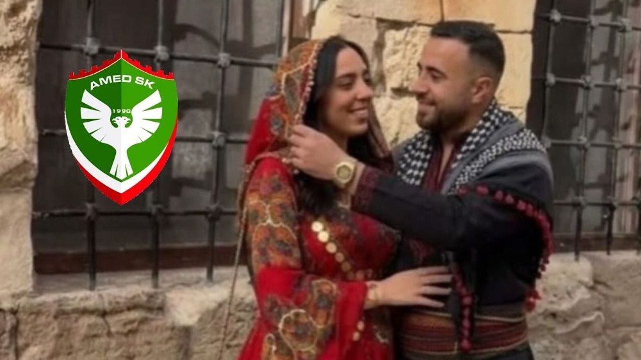 Amedspor'un futbolcusu Dia Saba'dan Mardin'de Kürt kıyafetli paylaşım