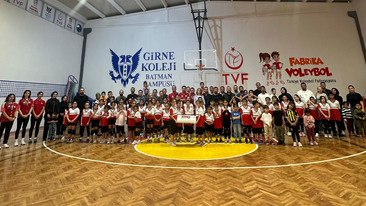 Batman Fabrika Voleybol Okulu bir yılda 203 Sporcuya Ulaştı