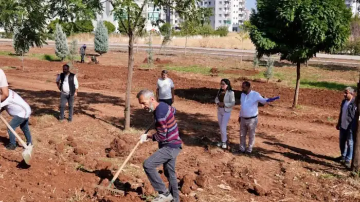 Diyarbakır Bağlar'da yeni park inşaatında sona yaklaşıldı