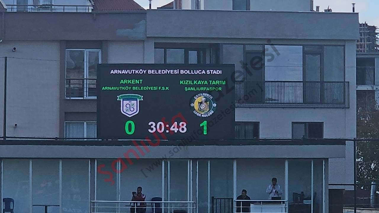 Urfaspor, Arnavutköy Belediyesi FSK karşısında öne geçti